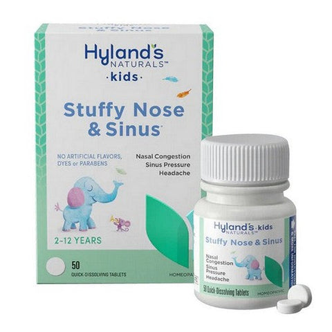 Hylands, Kids Stuffy Nose And Sinus 2-12 Years, 50 Count Hylands