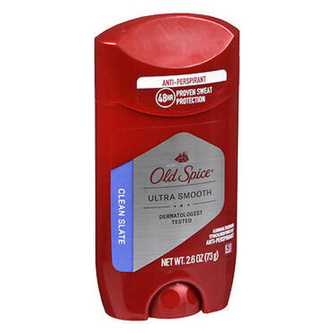 Old Spice, Ultra Smooth Clean Slate Antiperpirant Deodorant, 2.6 Oz Old Spice