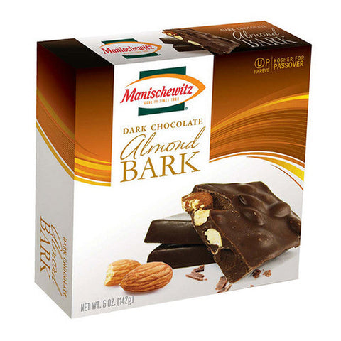 Manischewitz, Dark Chocolate Almond Bark Gift Box, 5 Oz(Case Of 12) Manischewitz