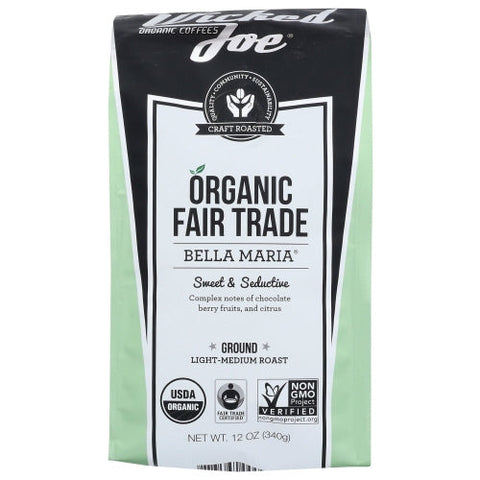 Wicked Joe Coffee, Coffee Bella Marie Grnd, 12 Oz(Case Of 6) Wicked Joe Coffee