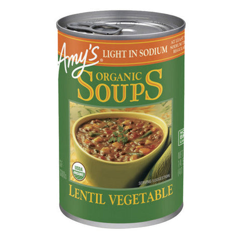 Amys, Organic Soup Lentil Vegetable, 14.5 Oz(Case Of 12) Amys