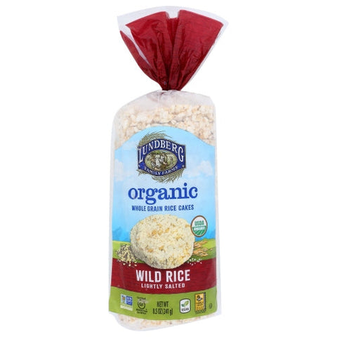 Lundberg, Organic Wild Rice Cakes, 8.5 Oz(Case Of 6) Lundberg