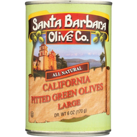 Santa Barbara, Olive Grn Pitted Tin, 5.75 Oz(Case Of 12) Santa Barbara