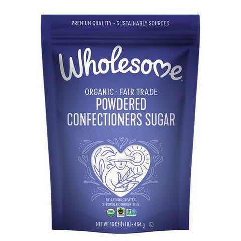 Wholesome, Organic Powdered Confectioners Sugar, 16 Oz(Case Of 6) Wholesome