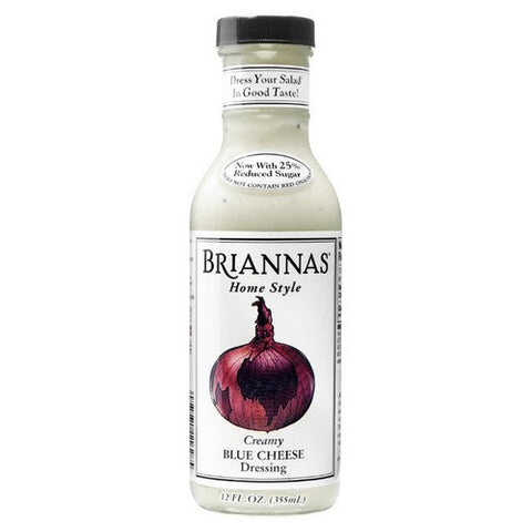 Briannas, Home Style Dressing True Blue Cheese, 12 Oz(Case Of 6) Briannas