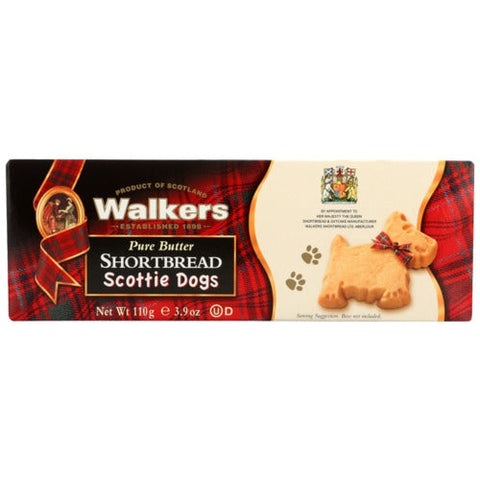 Walkers, Shortbread Scottie Dogs, 3.9 Oz(Case Of 12) Walkers