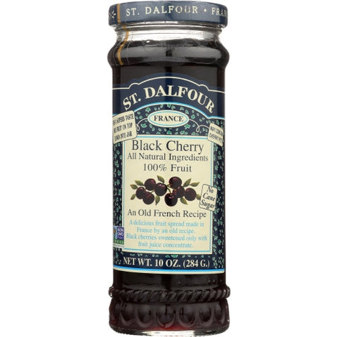 St.Dalfour, Black Cherry Fruit Spread, 10 Oz(Case Of 6) St.Dalfour