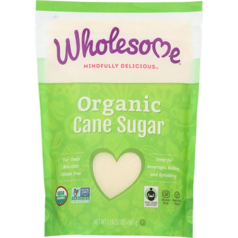 Wholesome, Organic Cane Sugar, Case of 12 X 32 Oz Wholesome