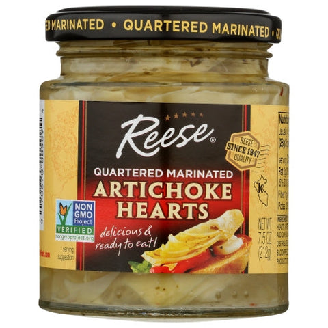 Reese, Marinated Artichoke Hearts, 7.5 Oz(Case Of 12) Reese