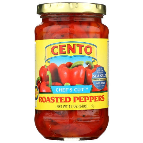 Cento, Chefs Cut Roasted Pepper, 12 Oz(Case Of 12) Cento