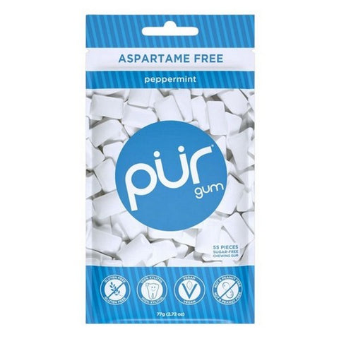The Pur Company, Pur Gum Peppermint Bag, 2.72 Oz(Case Of 12) The Pur Company