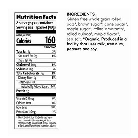Natures Path, Organic Brown Sugar Maple, 11.3 Oz(Case Of 6) Natures Path