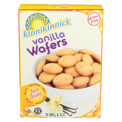 Kinnikinnick, Gluten Free Vanilla Wafers, 6.3 Oz(Case Of 6) Kinnikinnick