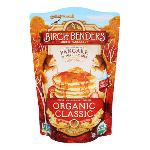 Birch Benders, Organic Classic Recipe Pancake And Waffle Mix, 16 Oz(Case Of 6) Birch Benders