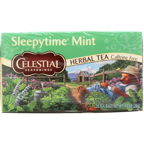 Celestial Seasonings, Sleepy Time Herbal Tea Mint, 20 Bags(Case Of 6) Celestial Seasonings