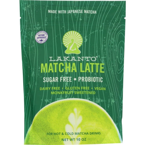 Lakanto, Latte Matcha, 10 Oz(Case Of 8) Lakanto