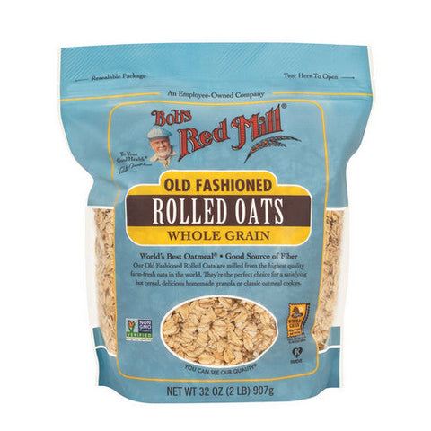Bobs Red Mill, Rolled Oats Old Fashioned, 32 Oz(Case Of 4) Bobs Red Mill