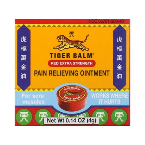 Tiger Balm, Tiger Balm Red, 0.14 Fl Oz
