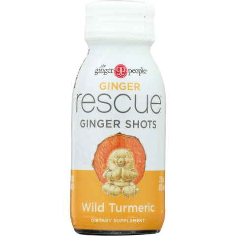 Ginger People, Shot Rescue Wld Tmrc Gngr, 2 Oz(Case Of 12) Ginger People