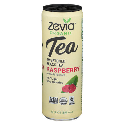 Zevia, Organic Black Tea Raspberry, 12 Oz(Case Of 12) Zevia