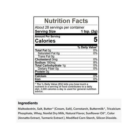 Molly Mcbutter, Butter Sprinkles Original, 2 Oz(Case Of 12)