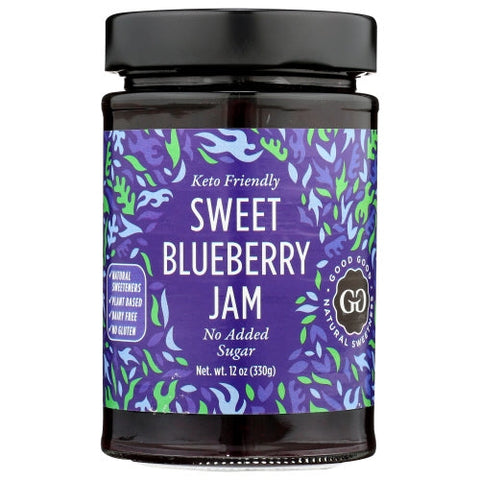 Good Good, Jam Sweet Blueberry Kf, 12 Oz(Case Of 6) Good Good