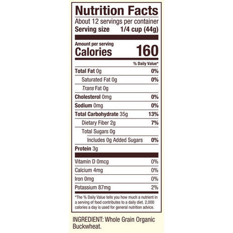 Bobs Red Mill, Organic Creamy Buckwheat Hot Cereal, 18 Oz(Case Of 4) Bobs Red Mill
