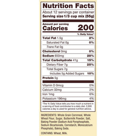 Bobs Red Mill, Corn Bread Muffin Mix, 24 Oz(Case Of 4) Bobs Red Mill