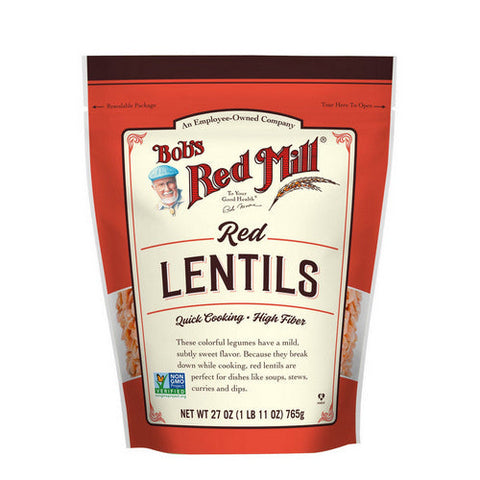 Bobs Red Mill, Lentils Red, 27 Oz(Case Of 4) Bobs Red Mill