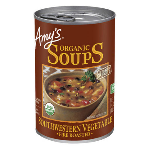 Amys, Organic Southwestern Vegetable Soup, 14.3 Oz(Case Of 12) Amys