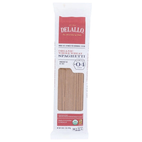 Delallo, Pasta Whlwht Spaghetti, Case of 16 X 16 Oz Delallo