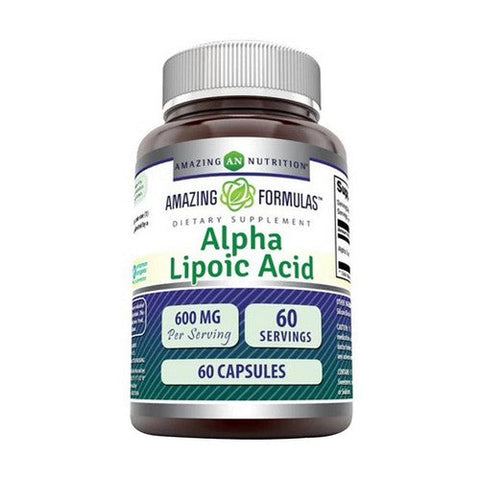 Amazing Nutrition, Amazing Formulas Alpha Lipoic Acid, 600 mg, 60 Caps Amazing Nutrition