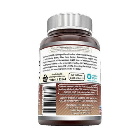 Amazing Nutrition, Amazing Formulas Konjac Root, 2000 mg, 180 Veg Caps Amazing Nutrition