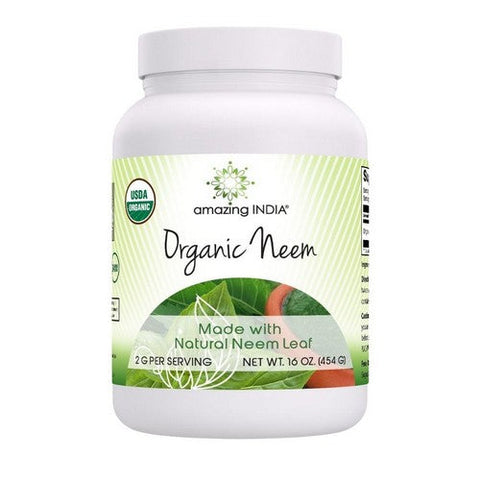 Amazing Nutrition, Amazing India Organic Neem Powder, 16 Oz Amazing Nutrition