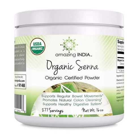 Amazing Nutrition, Amazing India Organic Senna Powder, 16 Oz Amazing Nutrition