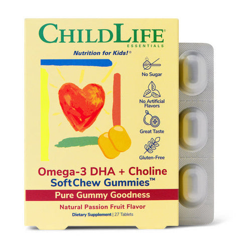 Child Life Essentials, Omega 3 DHA Softmelts, 27 Tabs Child Life Essentials