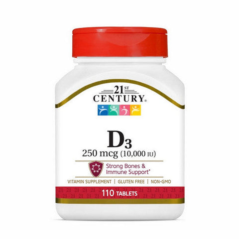 21st Century, Vitamin 1000 IU, 110 Tabs 21st Century