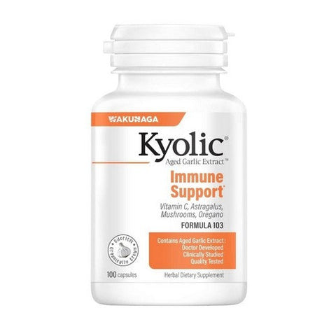 Kyolic, Aged Garlic Extract Immune Formula 103, 100 Caps Kyolic