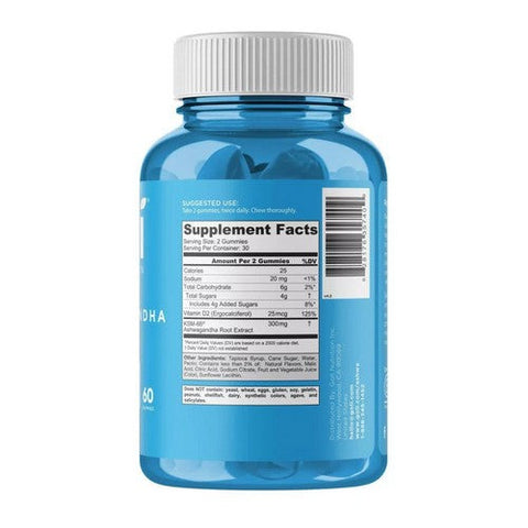 Goli Nutrition, Ashwagandha Gummies Mixed Berry, 60 Count