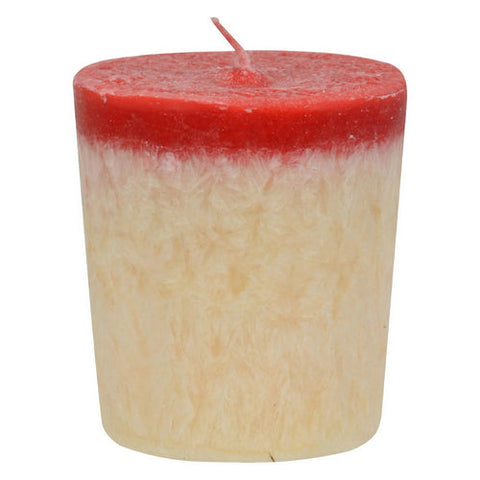 Aloha Bay, Candle Votives Love Ivory-Red, 12 Count
