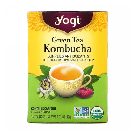 Yogi, Yogi Tea Kombucha Green Tea, 16 bags Yogi