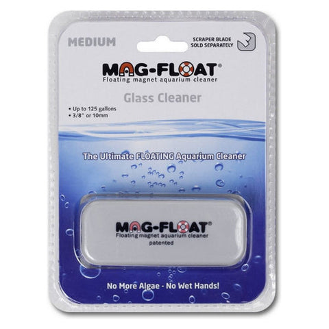 Mag Float, Floating Magnetic Aquarium Cleaner - Glass, Medium (125 Gallons) Mag Float