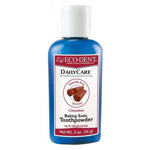 Eco-Dent, Daily Care Toothpowder, Cinnamon 2 Oz Eco-Dent