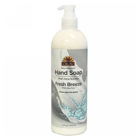 Okay Pure Naturals, Hand Soap Liquid, Aloe Vera 16 Oz Okay Pure Naturals