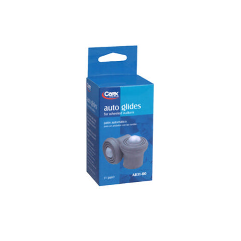 Carex, Auto Glides for Wheeled Walkers, 1 Pair Carex