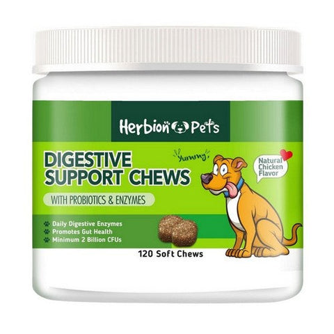 Herbion Naturals, Digestive Support Dog Chews, 120 Count Herbion Naturals