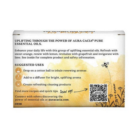 Aura Cacia, Essentail Oils Uplifting Kit, 1 Oz Aura Cacia