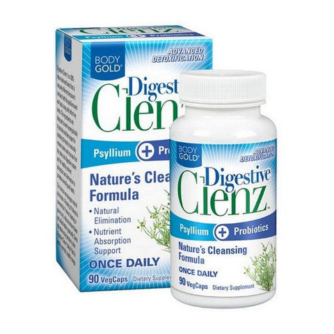 Body Gold, Digestive Clenz, 90 Count Body Gold
