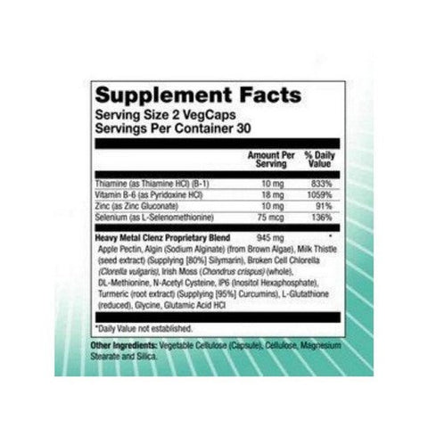 Body Gold, Heavy Metal Clenz, 60 Count Body Gold
