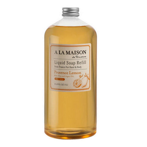 A La Maison, French Liquid Hand Soap Refill Lemon, 33.8 Oz A La Maison